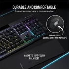 Kép 3/8 - CORSAIR Vezetékes Billentyűzet Gaming, K70 RGB PRO, Mechanikus, CHERRY MX Red switch, Alumínium keret, US, szürke