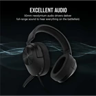 Kép 2/7 - CORSAIR Vezetékes Headset, HS55 Gaming, Ultrakönnyű, Jack dugós, fekete