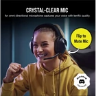 Kép 3/7 - CORSAIR Vezetékes Headset, HS55 Gaming, Ultrakönnyű, Jack dugós, fekete
