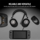 Kép 6/8 - CORSAIR Vezetékes Headset, HS65 SURROUND Gaming, Dolby audio, carbon