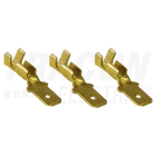Kép 1/2 - Szigeteletlen rátolható csatlakozó csap, sárgaréz  6,3×0,8mm, 0,75-1,5mm2