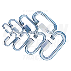 Kép 1/2 - Karabiner, csavaros, acél  d=12mm, 6400N