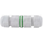 Kép 2/3 - Tömítőszelencés kábeltoldó fehér  0.5-1.5 mm2, IP68, PA6.6, 3P, 450VAC, 16A