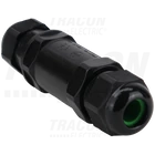 Kép 1/3 - Tömítőszelencés kábeltoldó  0.5-4 mm2, IP68, PC+PA6.6, 5P, 450VAC, 24A