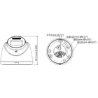 Kép 3/3 - Hikvision DS-2CE78D0T-LFS(2.8mm) 2MP Okos Hybrid Fény Audio Fix Turret Kamera