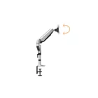 Kép 5/9 - Digitus DA-90351 asztali TV konzol 68,6 cm (27") Fekete, Ezüst