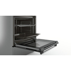 Kép 5/6 - Bosch Serie 4 HXN390D50L cooker Freestanding cooker Gas Black, Stainless steel A