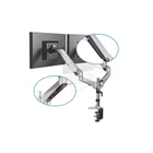 Kép 2/8 - Digitus DA-90353 asztali TV konzol 68,6 cm (27") Rögzítőelemes Fekete, Ezüst