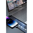 Kép 2/7 - DEVIA ST108035 Gracious v2 12W USB/Lightning 1m -es fekete adat-és töltőkábel