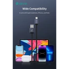 Kép 3/7 - DEVIA ST108035 Gracious v2 12W USB/Lightning 1m -es fekete adat-és töltőkábel