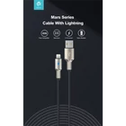 Kép 2/9 - DEVIA USB - LIGHTNING ADAT- ÉS TÖLTŐKÁBEL 1,5 M-ES VEZETÉKKEL, 5V/2,1A, EZÜST/FEKETE