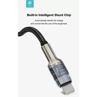 Kép 9/9 - DEVIA USB - LIGHTNING ADAT- ÉS TÖLTŐKÁBEL 1,5 M-ES VEZETÉKKEL, 5V/2,1A, EZÜST/FEKETE