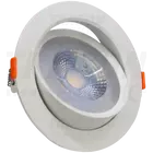 Kép 2/3 - Beépíthető álmennyezeti LED lámpatest, forgatható  200-240 V, 50Hz, 9W, 3000K, 630lm, 38°, IP20, EEI=G