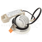 Kép 4/5 - Beépíthető álmennyezeti LED lámpatest, forgatható  200-240VAC, 10 W, 800 lm, 4000 K, IP40, EEI=G