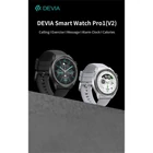 Kép 2/9 - Devia Pro1 (V2) okosóra AMOLED kijelzővel - ezüst