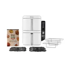 Kép 5/5 - SharkNinja SL400EUWH fryer Double 9.5 L Stand-alone 2470 W Hot air fryer White