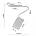 Kép 7/7 - Emos Z7599W EDDY LED ASZTALI LÁMPA, FEHÉR