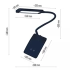 Kép 7/7 - Emos Z7599B EDDY LED ASZTALI LÁMPA, FEKETE