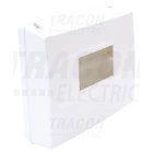 Kép 1/2 - Falon kívüli elosztódoboz, ajtó nélkül, zárópecsételhető  1×8 modul, IP40, (H×W×D=160×180×60mm)