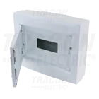 Kép 2/3 - Falon kívüli elosztódoboz, fehér-sík ajtóval, NPE nélkül  1×12 (12) modul, IP40, (H×W×D=260×330×92mm)