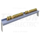 Kép 3/5 - Falon kívüli elosztódoboz, füstszínű ajtóval, N/PE sínnel  1×18 modul, IP40, (H×W×D=220×364×96mm)