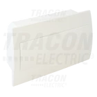 Kép 1/5 - Süllyesztett elosztódoboz, fehér ajtóval, N/PE sínnel  1×18 modul, IP40, (H×W×D=216×363×76mm)