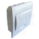 Kép 1/5 - Süllyesztett elosztódoboz, fehér ajtóval, N/PE sínnel  1×8 modul, IP40, (H×W×D=200x186x66 mm)