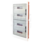 Kép 1/2 - Süllyesztett elosztódoboz, füstszínű-sík ajtóval, NPE nélkül  4×18 (72) modul, IP40, (H×W×D=860×440×95mm)