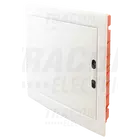 Kép 1/3 - Süllyesztett elosztódoboz, fehér-sík ajtóval, NPE nélkül  2×18 (36) modul, IP40, (H×W×D=480×440×90 mm)