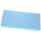 Kép 1/2 - Takaróidom elosztódobozokba, szabad modulnyílások lefedésére  L=108mm, 1×6 mod.(2×1mod.+8×1/2mod.)