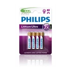 Kép 1/3 - Philips FR03LB4A10 ELEM LÍTIUM ULTRA AAA 4-BLISZTER