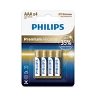 Kép 1/3 - Philips LR03M4B10 ELEM PREMIUM ALKALI AAA 4-BLISZTER