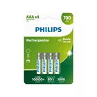Kép 1/3 - Philips R03B4A70/10 ELEM TÖLTHETŐ AAA 700 mAh 4-BLISZTER