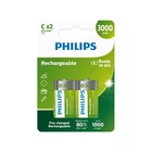 Kép 1/3 - Philips R14B2A30010 ELEM TÖLTHETŐ R14 "C" 3000mAh 2db Bliszter