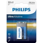 Kép 1/3 - Philips 6LR61E1B10 ELEM ULTRA ALKALI 9V 1-BLISZTER