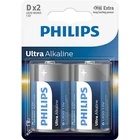 Kép 1/3 - Philips LR20E2B10 ELEM ULTRA ALKALI D 2-BLISZTER