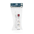 Kép 2/2 - Delight 20221U ELOSZTÓ 3-AS, 1,5 M,  2 X USB-VEL, KAPCSOLÓS