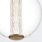 Kép 7/8 - ELSTEAD Eurofase pendant light, diameter 220mm, LED 9W dimmable, 756lm - ELS-QN-ATOMO-1P-BG