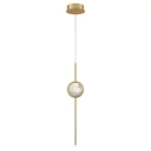 Kép 1/7 - ELSTEAD Eurofase pendant light, height 598mm, height-adjustable, LED 6W dimmable, 340lm - ELS-QN-BARLETTA-1P-BG