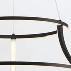 Kép 6/6 - ELSTEAD Eurofase pendant light, diameter 510mm, LED 54W dimmable, 1490lm - ELS-QN-CADOUX-P-BK