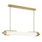Kép 1/10 - ELSTEAD Eurofase pendant light, width 1220mm, LED 38W dimmable, 3329lm - ELS-QN-ESPADA-LP-BG