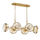 Kép 1/6 - ELSTEAD Eurofase pendant light, width 1105mm, 6x E27 - ELS-QN-NOTTINGHAM-6LP-AB