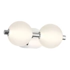 Kép 1/7 - ELSTEAD Eurofase IP44 wall light, width/height 390mm, LED 18W dimmable, 1361lm - ELS-QN-PALMAS-2W-PN