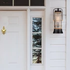 Kép 3/10 - ELSTEAD Eurofase outdoor wall light, height 411mm, 1xE27, IP44 - ELS-QN-RIVAMAR-M-BLK-GD