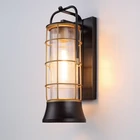 Kép 4/10 - ELSTEAD Eurofase outdoor wall light, height 411mm, 1xE27, IP44 - ELS-QN-RIVAMAR-M-BLK-GD