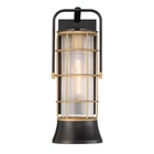 Kép 6/10 - ELSTEAD Eurofase outdoor wall light, height 411mm, 1xE27, IP44 - ELS-QN-RIVAMAR-M-BLK-GD