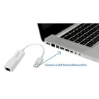 Kép 2/7 - USB 2.0 Fast Ethernet adapter 10/100 Mbit fehér
