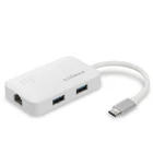 Kép 1/9 - USB-C – 3 portos USB 3.0 Gigabit Ethernet hub