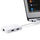 Kép 5/9 - USB-C – 3 portos USB 3.0 Gigabit Ethernet hub