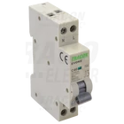 Kép 1/2 - Kombinált védőkapcsoló, elektronikus, 2P, 1 modul, C kar.  C25, 30mA, 6kA, AC,